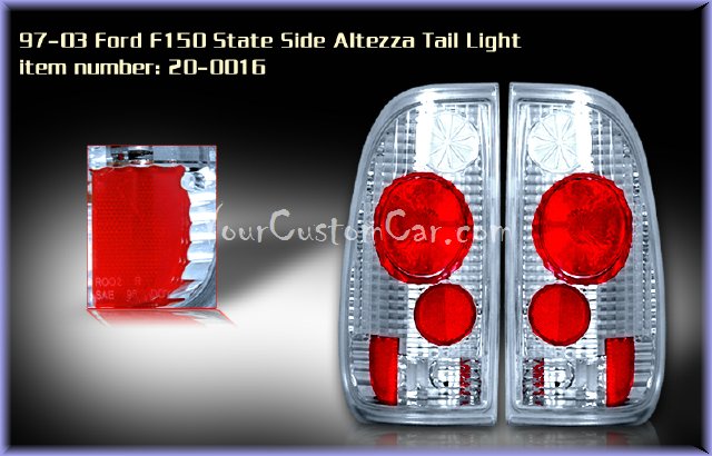 f150 tail lights, custom tail lights, chrome tail light, f-150 tail light, custom f150, ford taillights