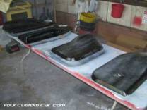 door panels base coat