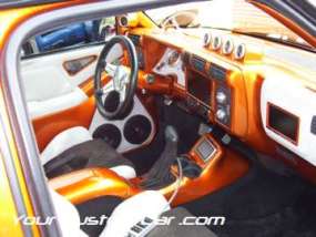 drop em wear show, car truck show, custom minitruck, custom car, custom s10 interior