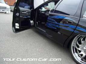 drop em wear show, car truck show, custom minitruck, custom car, custom impala paint