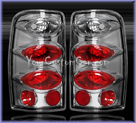 chevrolet silverado tail lights, custom tail lights, black tail light, silverado tail light, sierra tail light, 99-06 chevrolet taillights