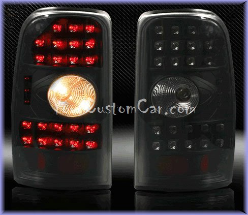 tahoe led taillights, suburban led taillights, yukon led taillights, custom tahoe suburban yukon, 00-06, chevrolet led