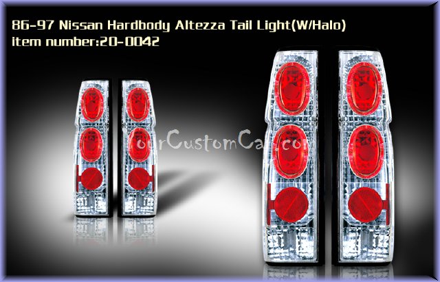 nissan hardbody tail lights, custom tail lights, custom minitruck taillight, nissan hardbody tail light, custom hardbody, nissan taillights