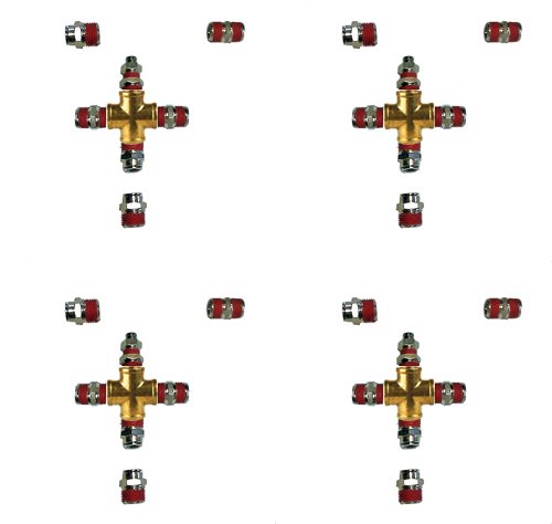 air fitting kit, air suspension fitting kit, 1/2", half inch, front back side side, fbss, fittings for air bag suspension, fitting kit