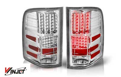 silverado led taillights, sierra led taillights, custom silverado, custom sierra, 07-09, chevrolet led