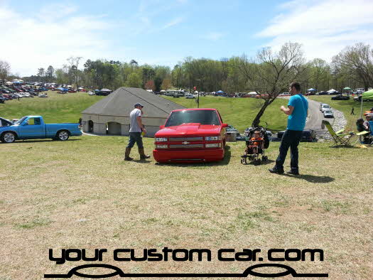 layed out at the park, 2013, yourcustomcar, truck show, car show, custom k1500