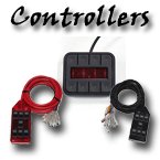 Digital and manual air suspension controllers at your custom car